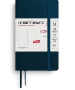 Kalender 2026 A6 Weekly Planner 2026 Soft Deep Sea