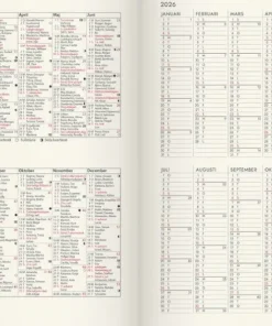 Kalender 2026 Agency Forma Deluxe brun