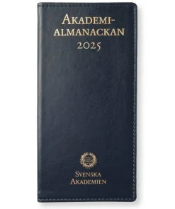 Kalender 2025 Akademialmanackan marinblå