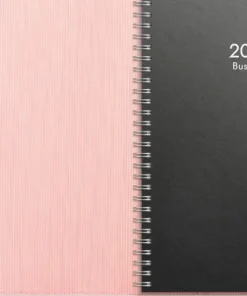 Kalender 2025 Business rosa konstläder Amelia