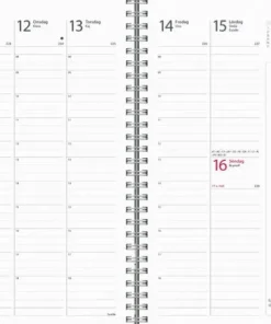 Kalender 2026 Business Story blomma
