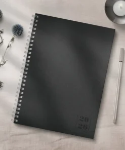 Kalender 2026 Business Textile svart
