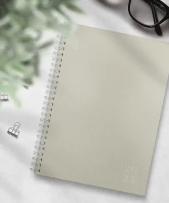 Kalender 2025 Business Textile beige