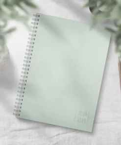 Kalender 2026 Business Textile grön