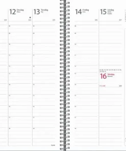 Kalender 2026 Business Twist blå