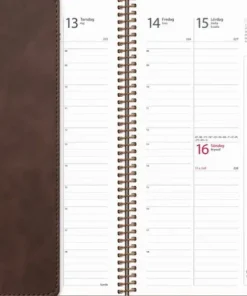 Kalender 2026 Business Twist brun