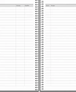 Kalender 2025 Business VIP svart konstläder