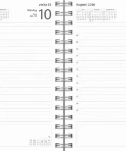Kalender 2026 Dagbok Textile grön