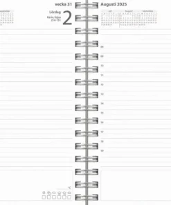 Kalender 2025 Dagbok Textile beige