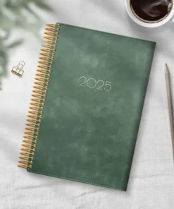 Kalender 2025 Dagbok Twist grön