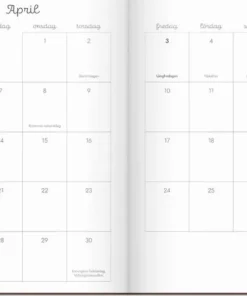 Kalender 2026 Doodle inbunden