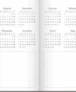 Kalender 2025-2026 Doodle inbunden