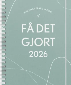 Kalender 2026 Få det gjort grön
