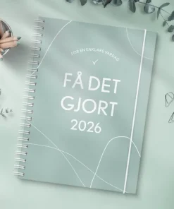 Kalender 2026 Få det gjort grön
