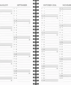Kalender 2026 Få det gjort svart