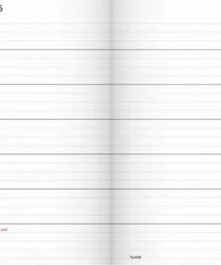 Kalender 2026 Fickagenda svart konstläder