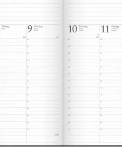 Kalender 2025 Företagarkalendern svart konstläder