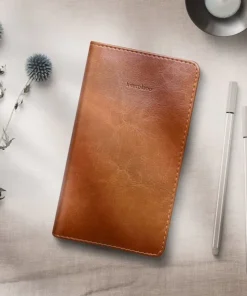 Kalender 2026 Interplano cognac konstläder