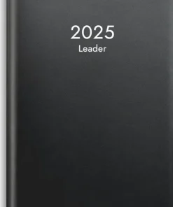 Kalender 2025 Leader svart plast