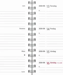 Kalender 2026 Leader Textile grön
