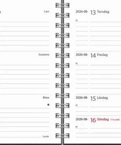Kalender 2026 Leader Twist blå