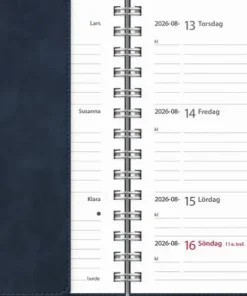 Kalender 2026 Leader Twist blå