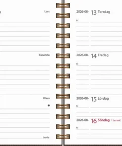 Kalender 2026 Leader Twist brun