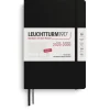 Kalender 2025-2026 Leuchtturm A5 Vecka/Uppslag vertikal 18mån svart