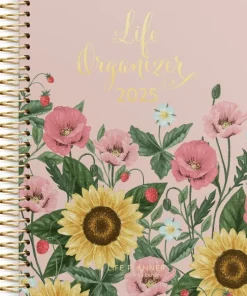 Kalender 2025 Life Organizer Blommor
