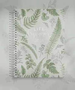 Kalender 2025 Life Organizer grön