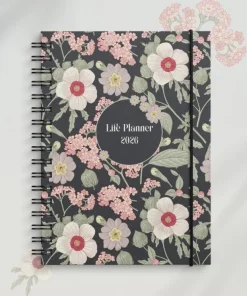 Kalender 2026 Life Planner Floral