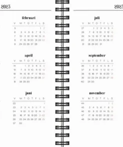 Kalender 2025 Life Planner Floral