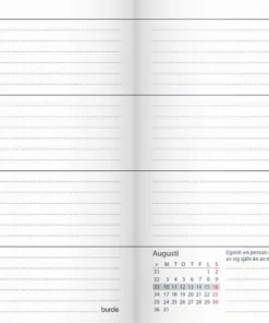 Kalender 2026 Lilla Fickdagboken Vega rosa
