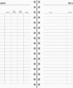Kalender 2025-2026 Lilla Studieåret Basic plast svart