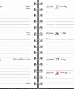 Kalender 2025-2026 Lilla Studieåret Twist svart