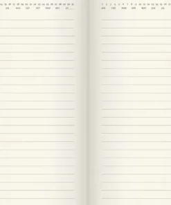 Kalender 2026 Liten Veckokalender Forma Deluxe brun