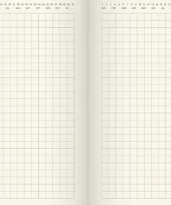 Kalender 2026 Liten Veckokalender Forma Deluxe brun