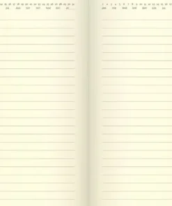 Kalender 2025 Liten Veckokalender Forma Deluxe brun