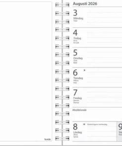 Kalender 2025-2026 Loggkalendern A6