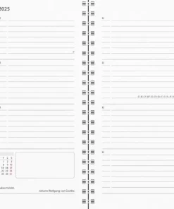 Kalender 2025 Master svart plast