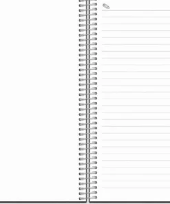 Kalender 2026 Noteringskalendern svart konstläder