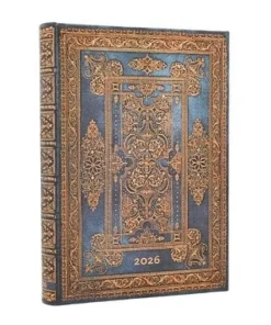 Kalender 2026 Paperblanks Blue Luxe Midi day-at-a-time