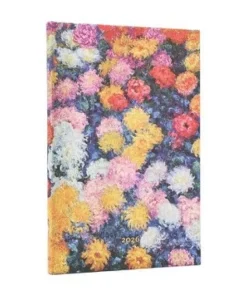 Kalender 2026 Paperblanks Monet’s Chrysanthemums Maxi vertikal