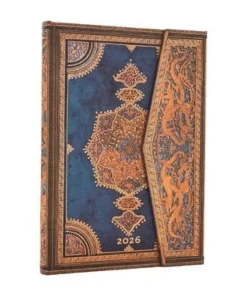 Kalender 2026 Paperblanks Safavid Indigo Midi horisontal