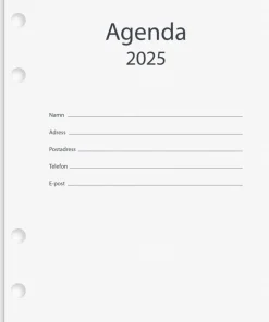 Kalender 2025 Regent kalendersats Agenda