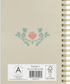 Kalender 2026 Senator A6 blommor Morris