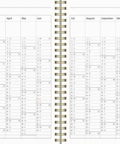 Kalender 2026 Senator A5 blommor Morris