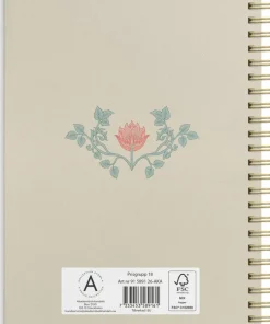 Kalender 2026 Senator A5 blommor Morris