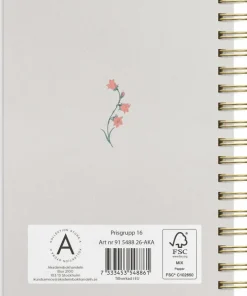 Kalender 2026 Senator A6 blommor