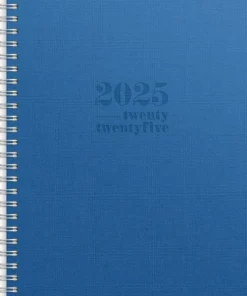 Kalender 2025 Senator A5 textil blå